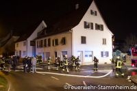 Feuerwehr Stammheim - Brand in Mehrfamilienhaus - 24 Bild: beckerpics.de
